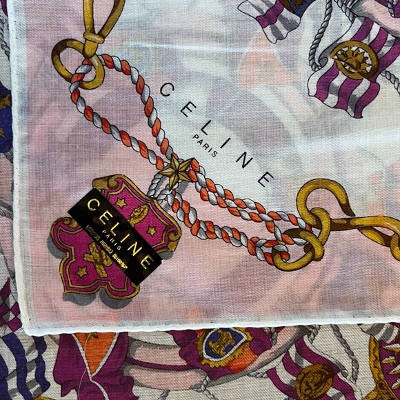 Celine Cotton Scarf / Handkerchief - Picture 1 of 3